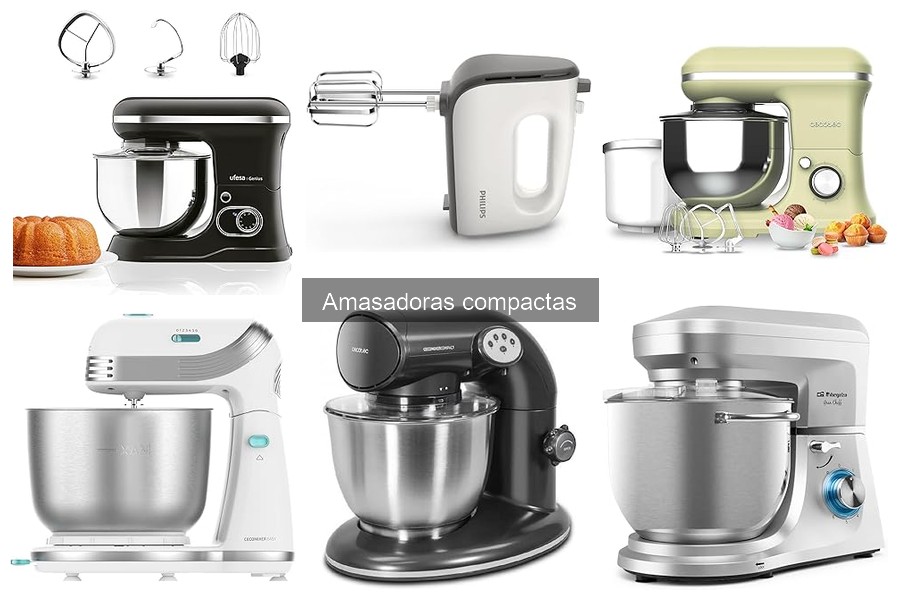 ¿Qué es una amasadora compacta? Funciones y características
