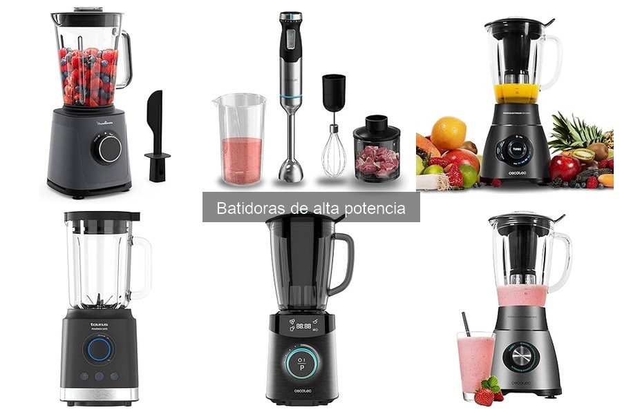¿Qué es una batidora de alta potencia? Características y usos