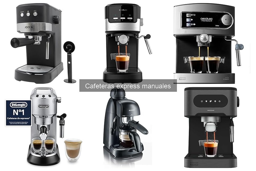 ¿Qué es una cafetera express manual? Guía y características