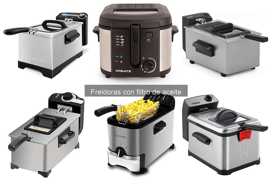 ¿Qué es una freidora con filtro de aceite? Características y beneficios