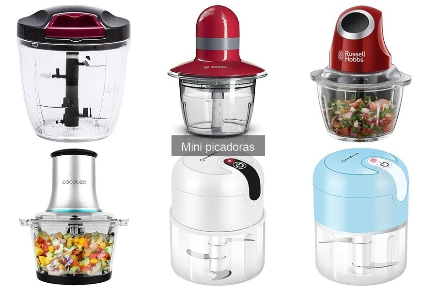 ¿Qué es una mini picadora y cómo se utiliza en la cocina?