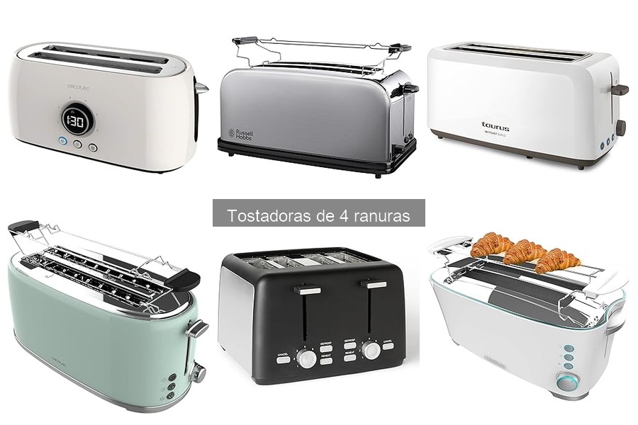 ¿Qué es una tostadora de 4 ranuras? Descubre sus beneficios