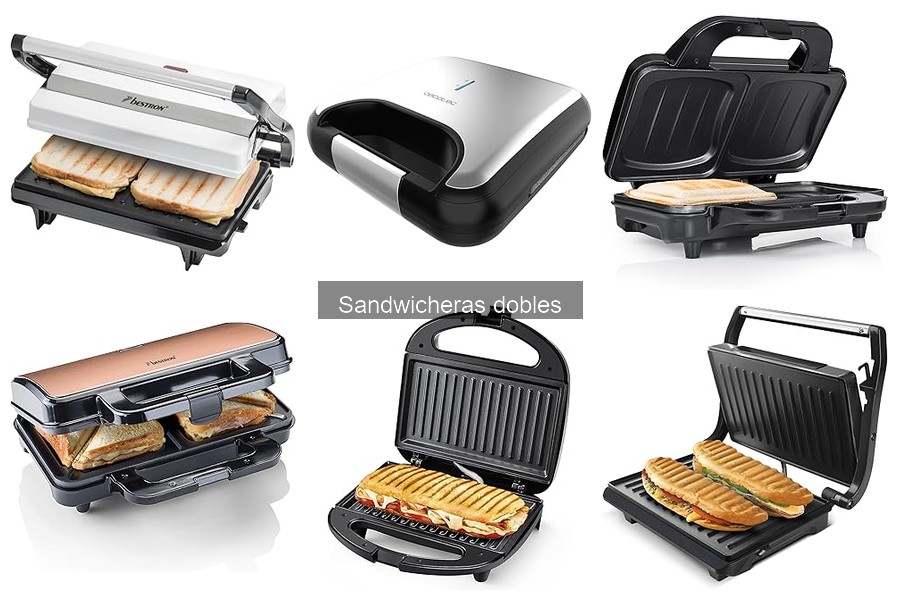 ¿Qué más puedo cocinar en una sandwichera doble?
