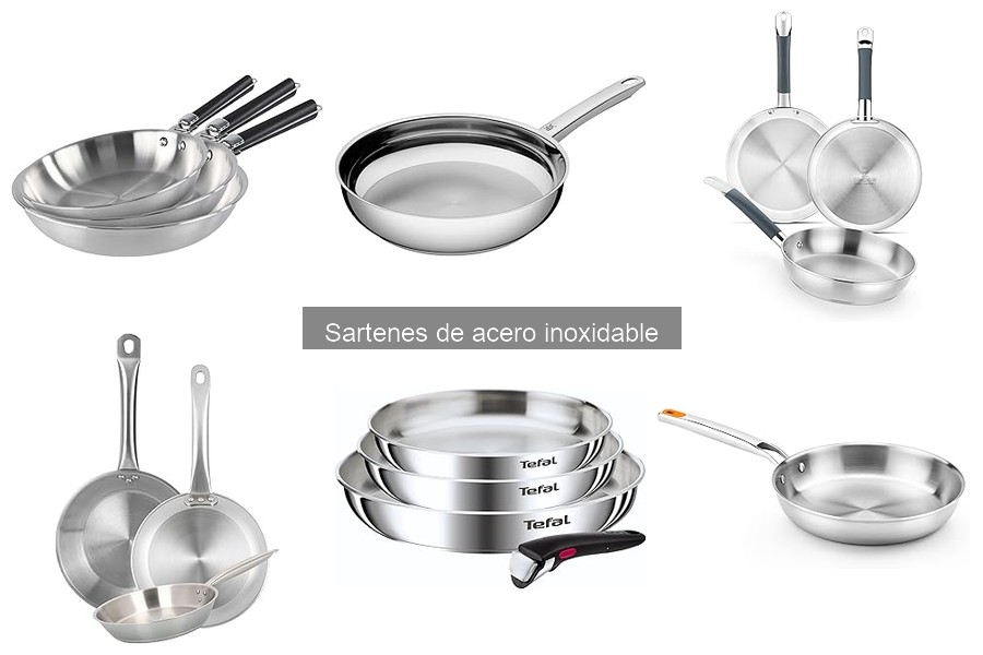 ¿Qué son las sartenes de acero inoxidable? Características y usos