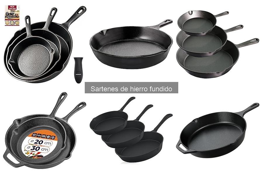 Qué son las sartenes de hierro fundido y sus beneficios