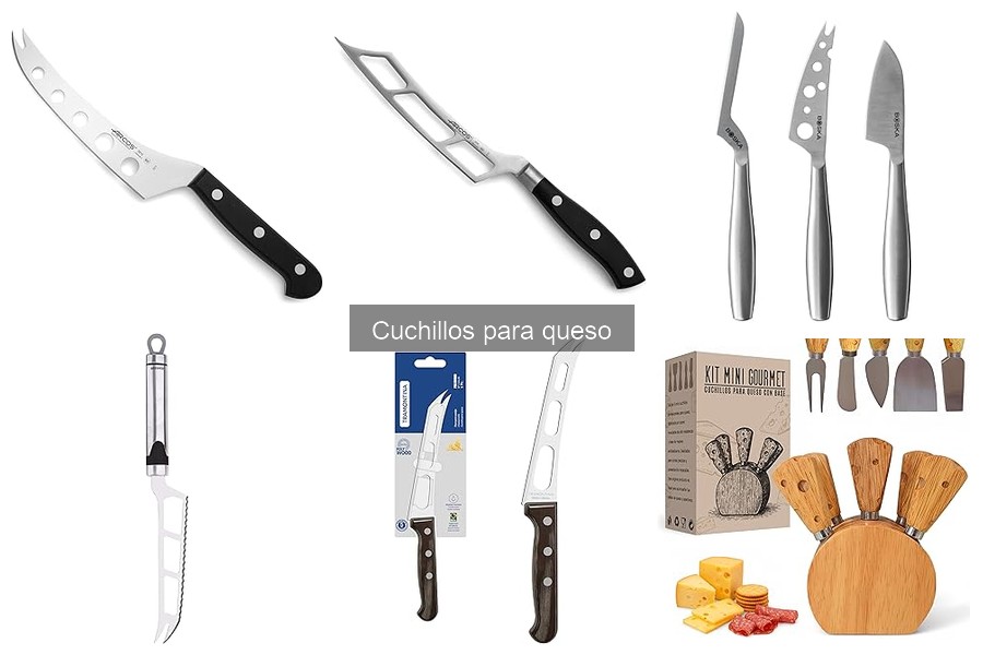 Qué son los cuchillos para queso y sus características
