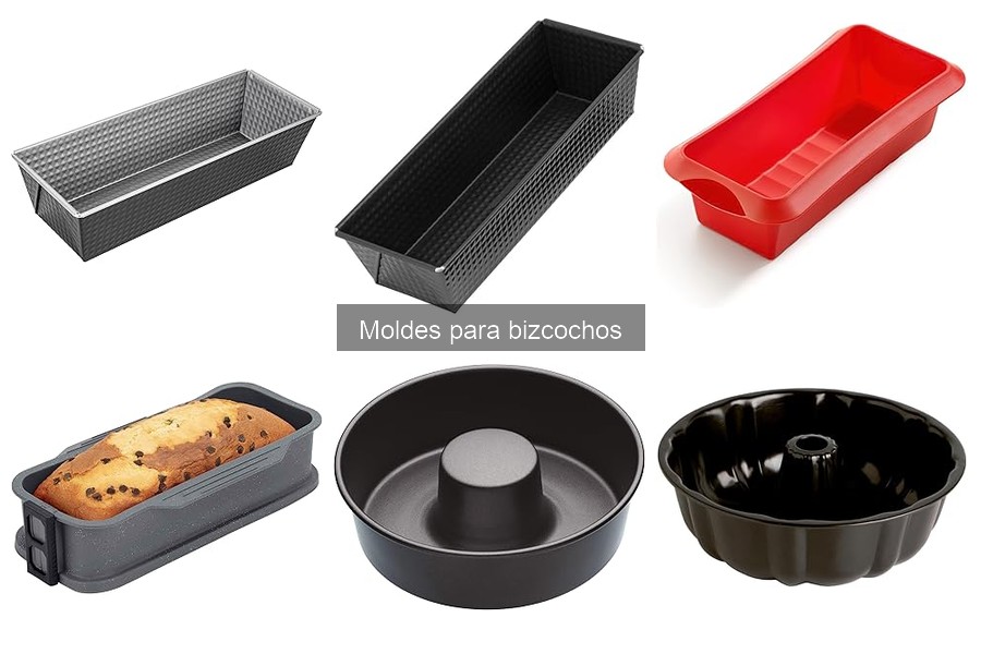 ¿Qué son los moldes para bizcochos? Tipos y características