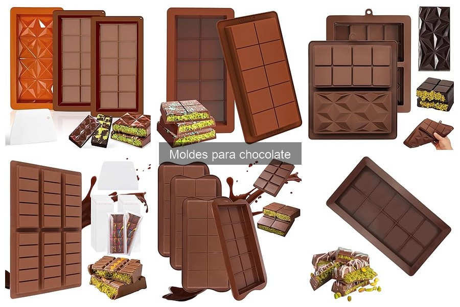 Qué son los moldes para chocolate: tipos y materiales