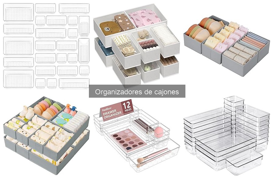 ¿Qué son los organizadores de cajones? Descubre sus tipos y usos