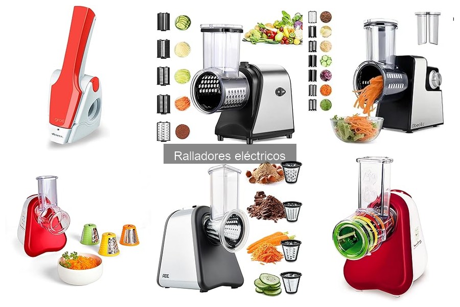 Ralladores eléctricos: la clave para una dieta saludable