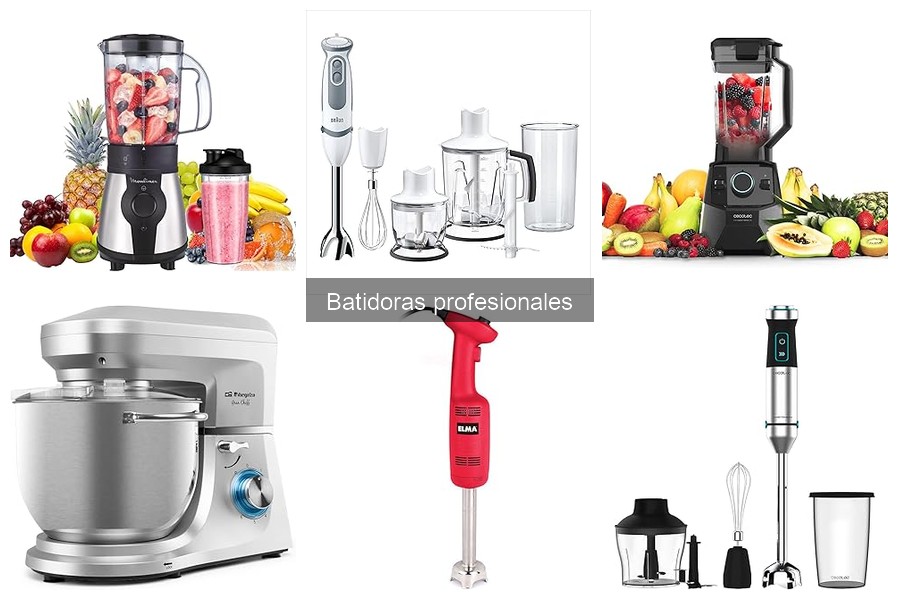 Recetas deliciosas con batidoras profesionales en tu cocina
