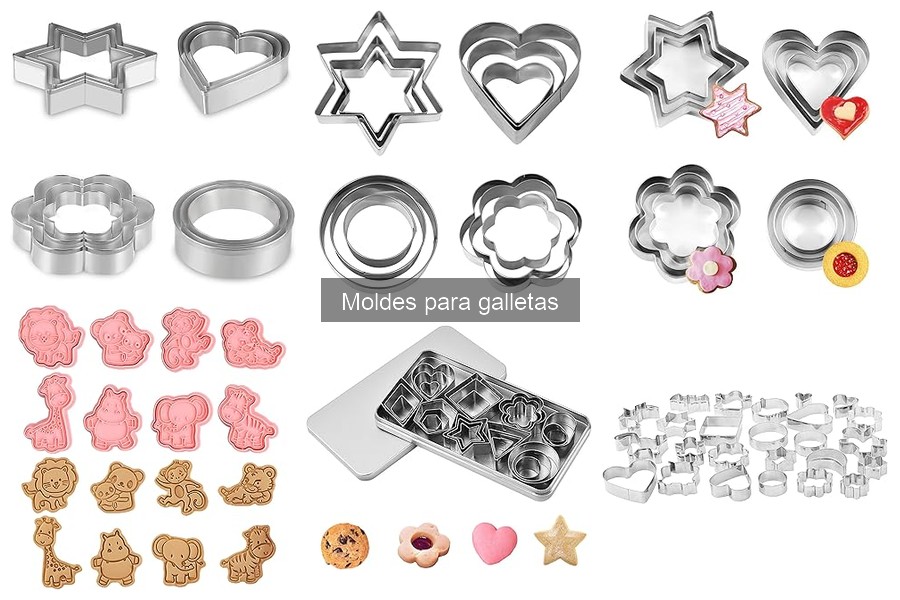 Recetas deliciosas con moldes para galletas