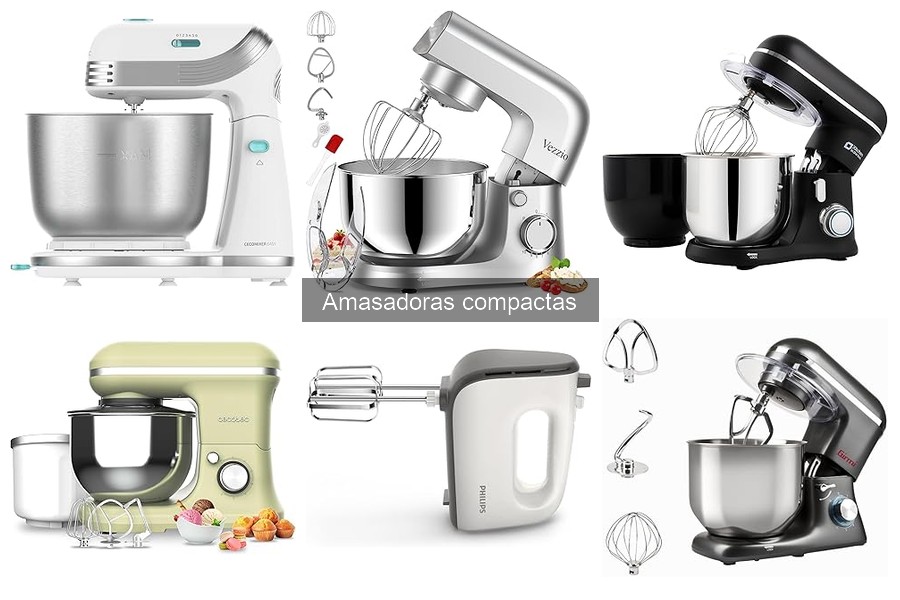 Recetas fáciles con amasadoras compactas para disfrutar en casa