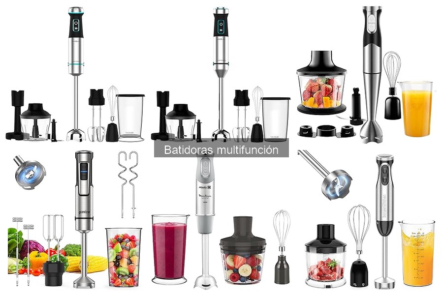 Recetas fáciles con batidora multifunción para sorprender