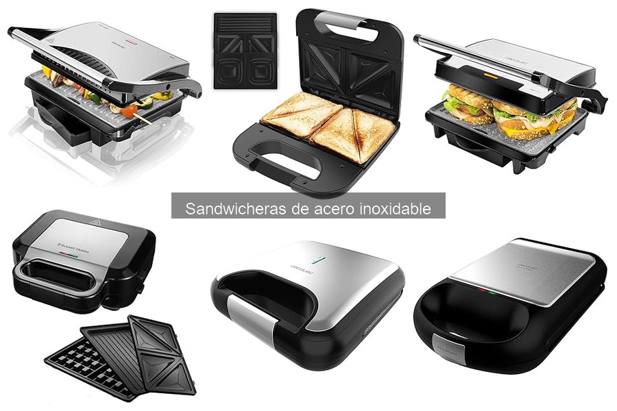 Recetas fáciles con sandwicheras de acero inoxidable