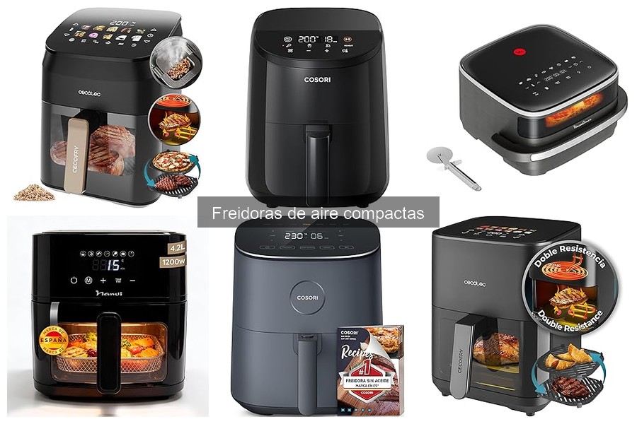 Recetas fáciles para freidoras de aire compactas