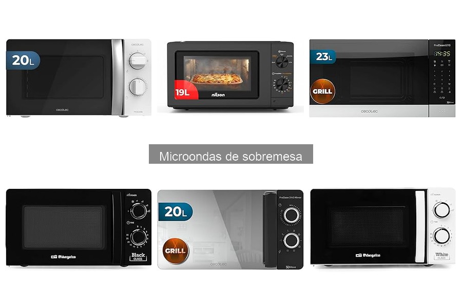 Recetas fáciles para microondas de sobremesa