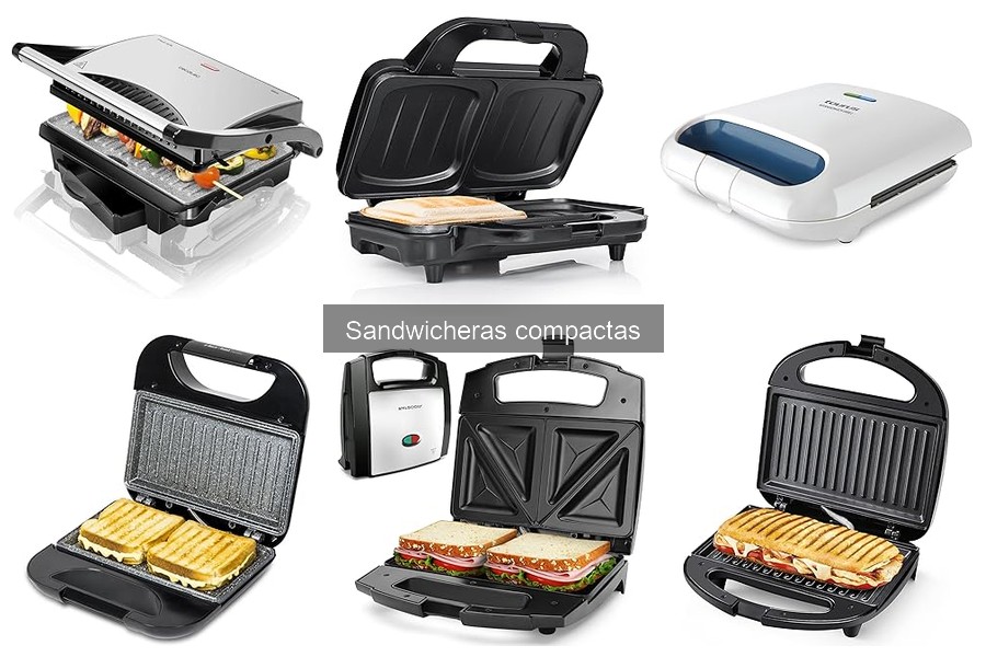 Recetas que no debes hacer en una sandwichera compacta