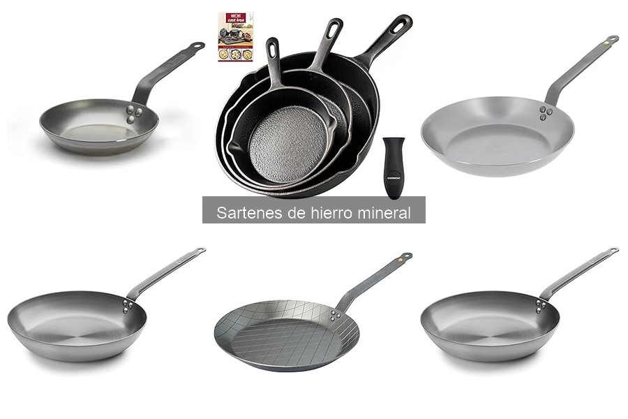 Sartenes de hierro mineral: ¿Compatibles con tu cocina?