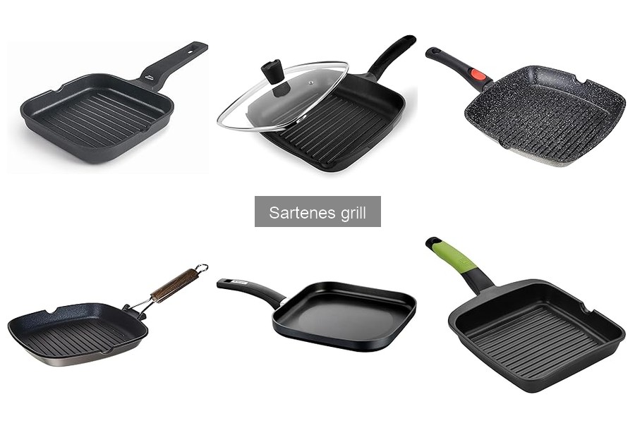 Sartenes grill antiadherentes vs. hierro fundido: ¿cuál elegir?