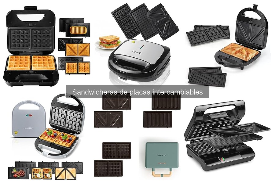 Seguridad al usar sandwicheras de placas intercambiables