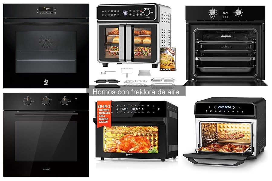 Seguridad al usar un horno con freidora de aire