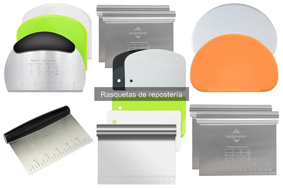 Soluciona problemas de repostería con rasquetas