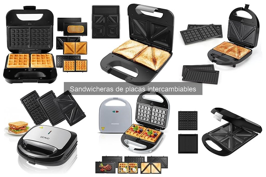 Soluciones a problemas comunes de sandwicheras de placas intercambiables