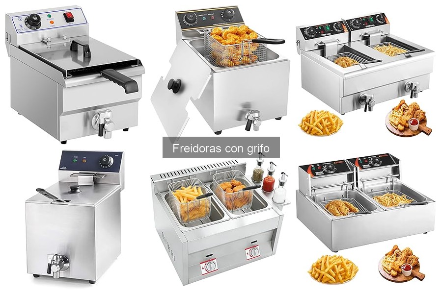 Soluciones para fugas en freidoras con grifo