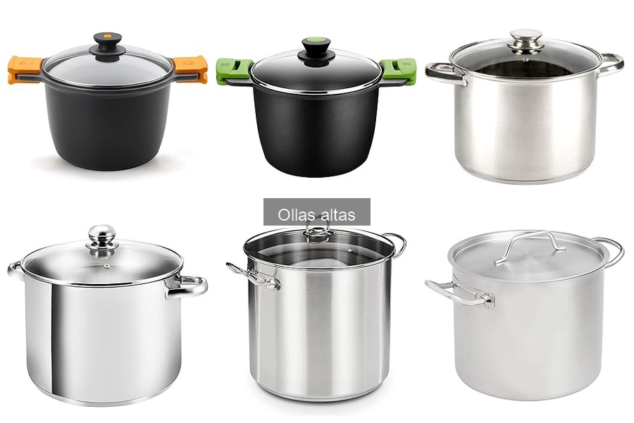** ¿Son las ollas altas aptas para todo tipo de cocinas?