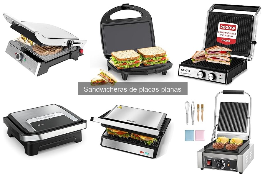 ¿Son saludables las comidas en sandwicheras de placas planas?