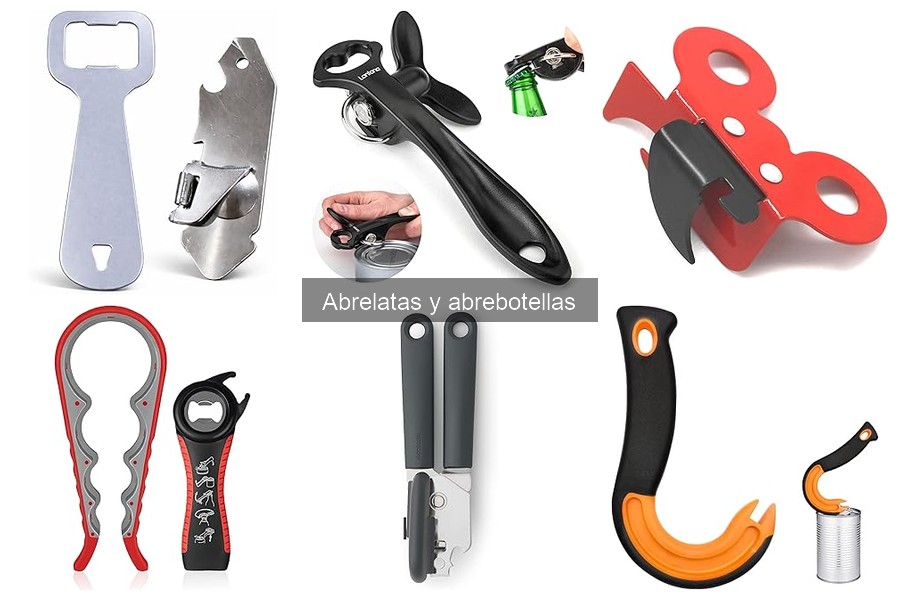 Tipos de Abrelatas: Manuales y Eléctricos para Cocinar