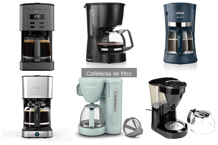 Tipos de cafeteras de filtro: Manuales y Automáticas