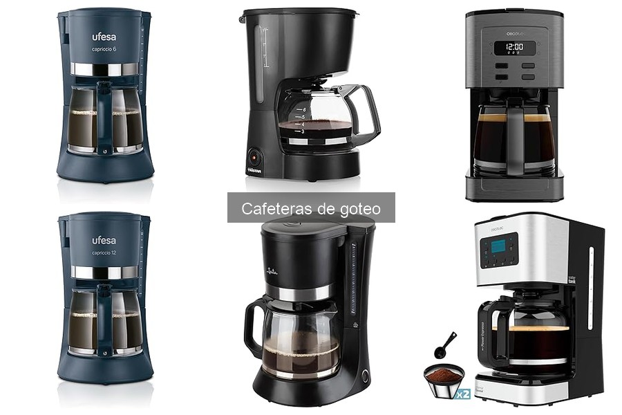 Tipos de cafeteras de goteo: características y ventajas