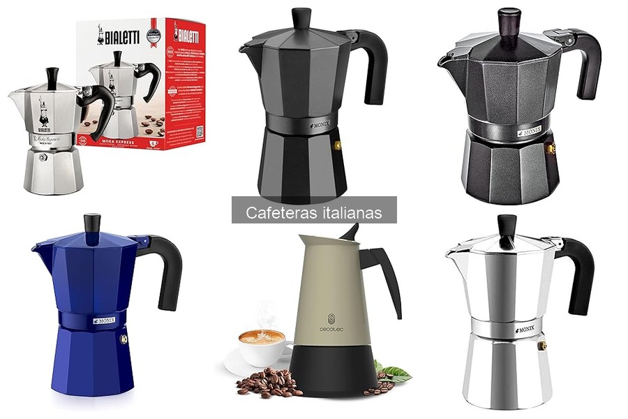 Tipos de cafeteras italianas: Moka, Induction y más características