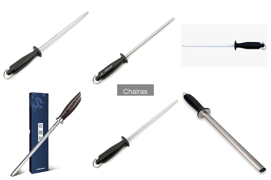 Tipos de chairas: guía completa sobre afiladores de cuchillos