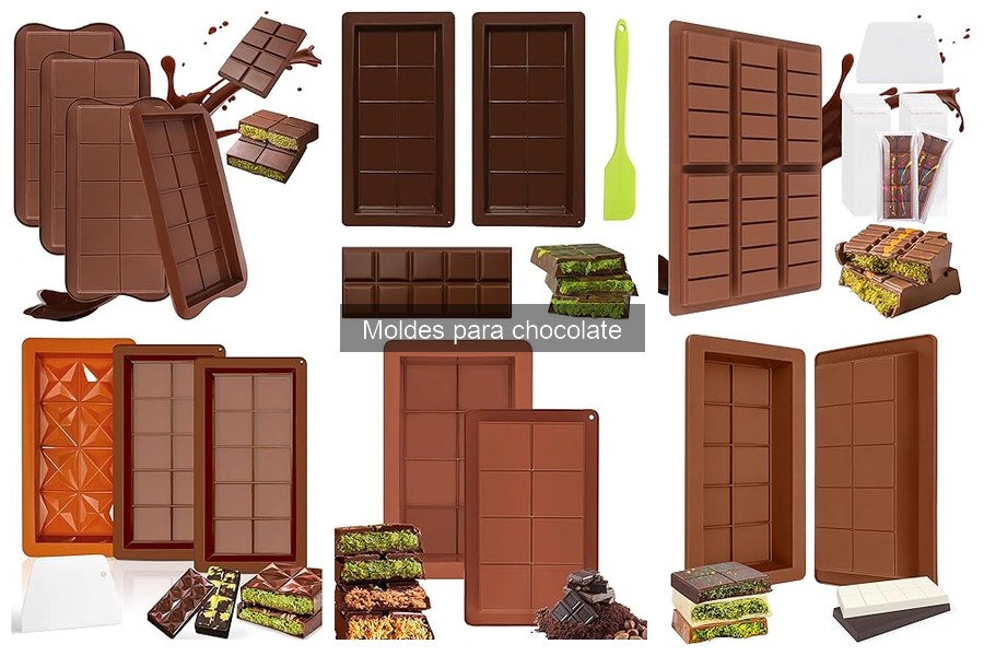 Tipos de chocolate que puedes hacer con moldes de silicona