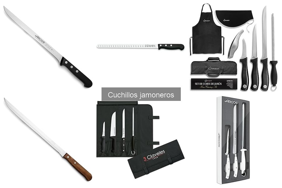 Tipos de cuchillos jamoneros: diferencias y usos explicados