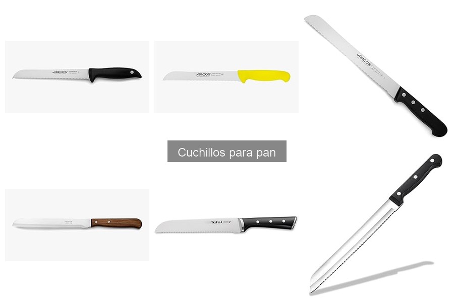 Tipos de cuchillos para pan y sus mejores usos
