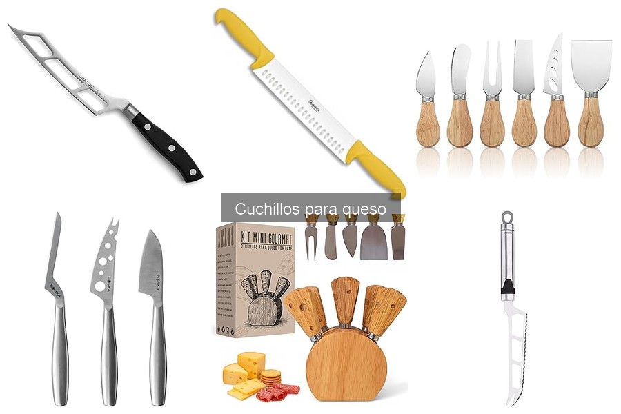 Tipos de cuchillos para queso y sus mejores usos