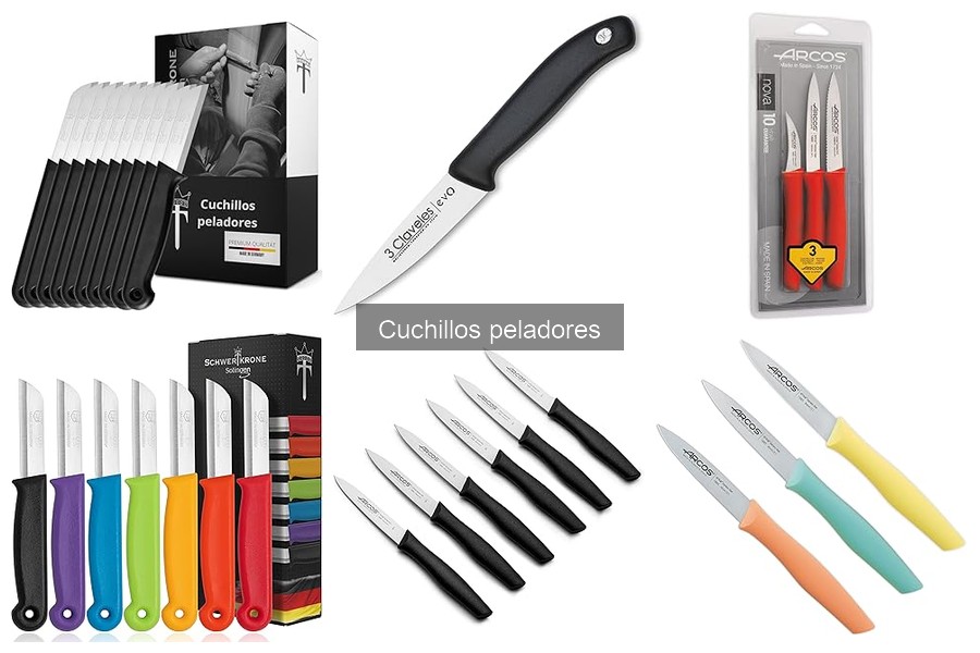 Tipos de cuchillos peladores: usos y ventajas en la cocina