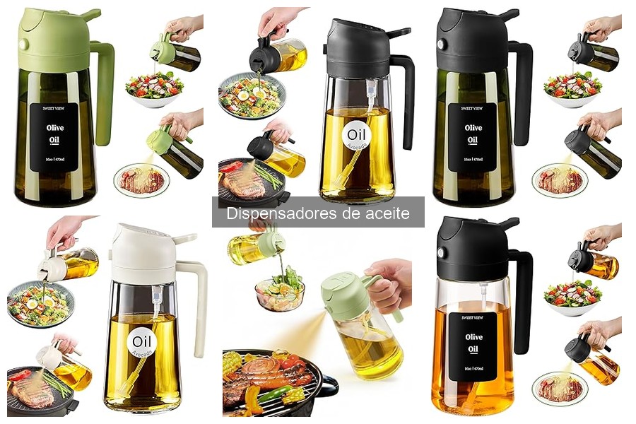 Tipos de dispensadores de aceite para tu cocina