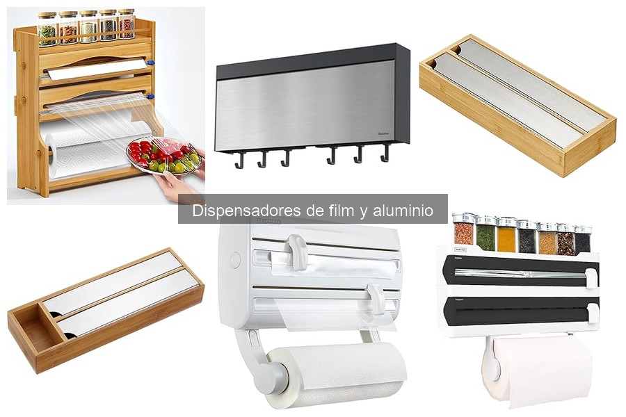 Tipos de dispensadores de film y aluminio para tu cocina