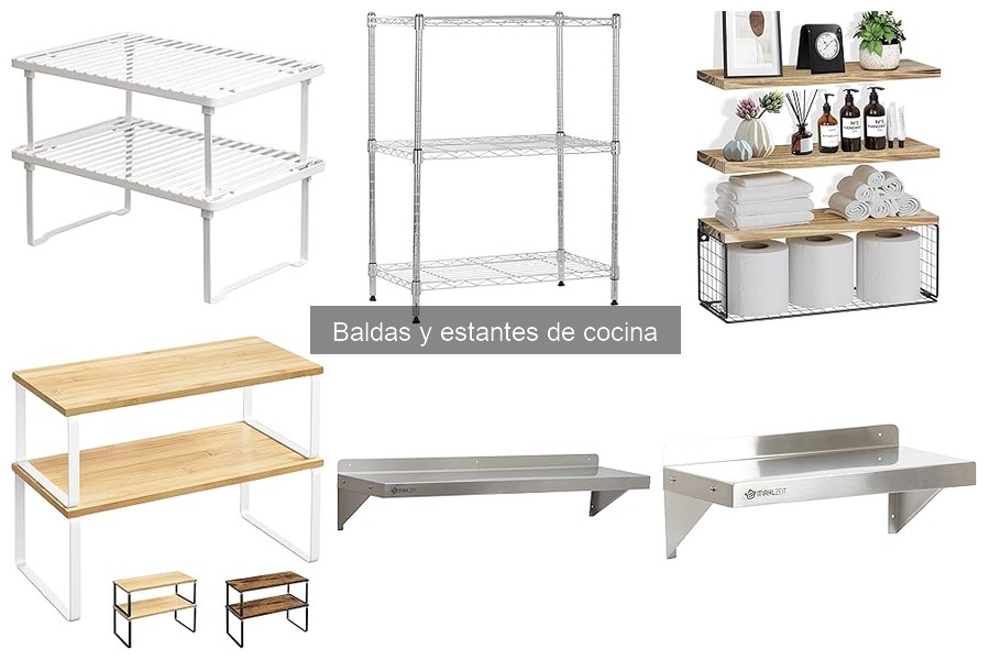 Tipos de estantes para cocina: guía completa para elegir