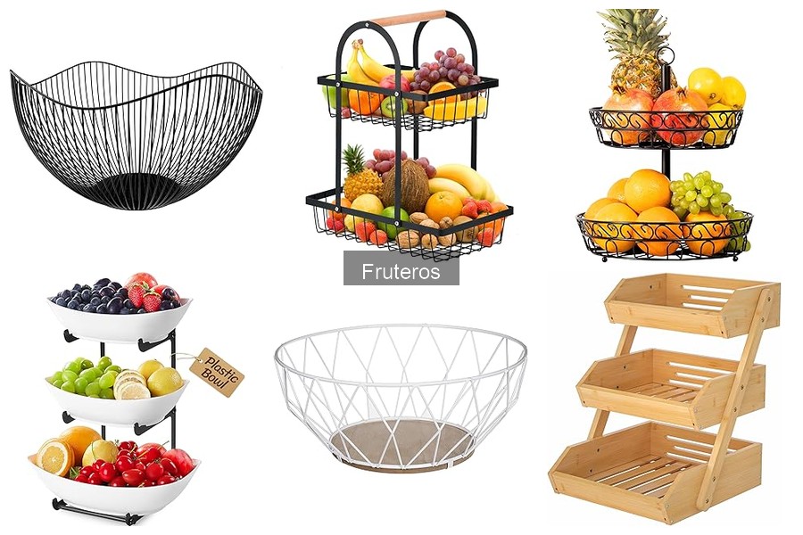 Tipos de fruteros: Los mejores estilos y materiales para tu cocina