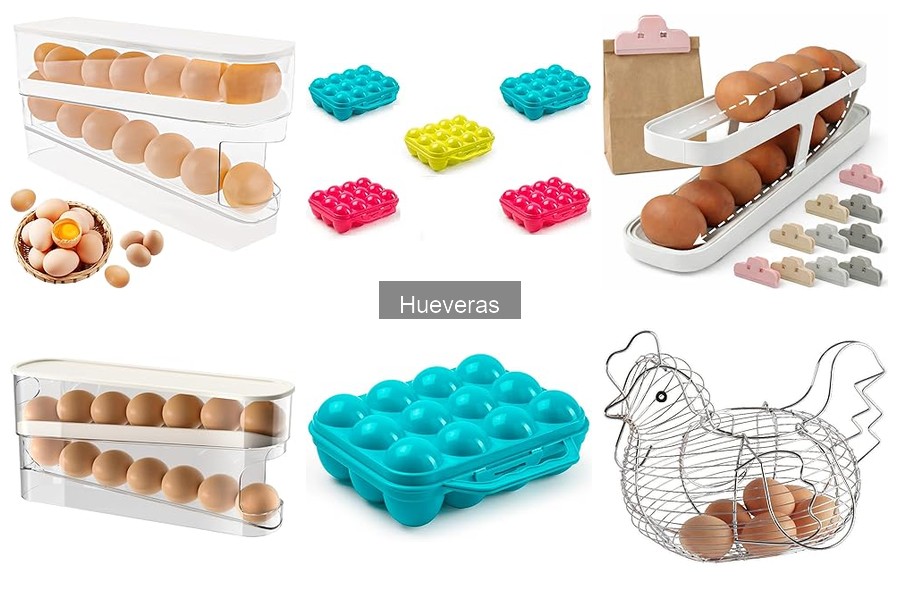 Tipos de hueveras: Plástico, metal y silicona explicadas