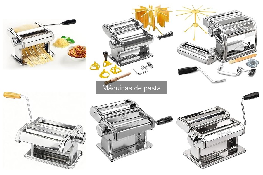 Tipos de máquinas de pasta: características y diferencias