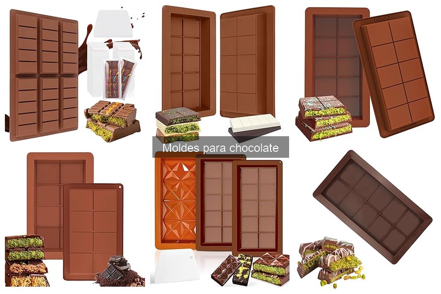 Tipos de moldes para chocolate: silicona, metal y más