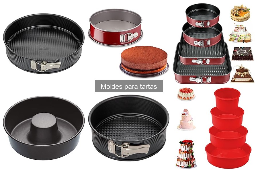 Tipos de moldes para tartas: silicona, metal y cerámica