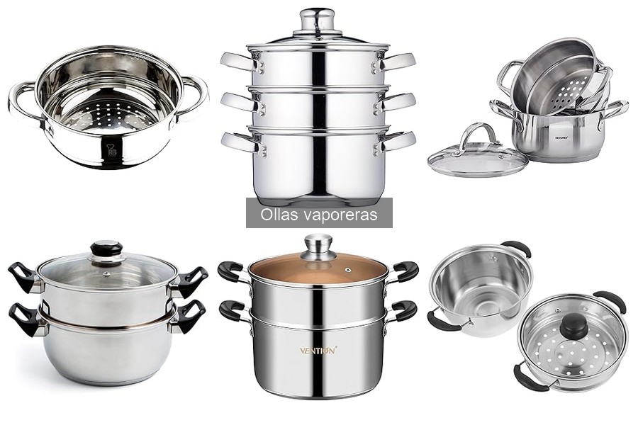 Tipos de ollas vaporeras: guía de opciones para cocinar